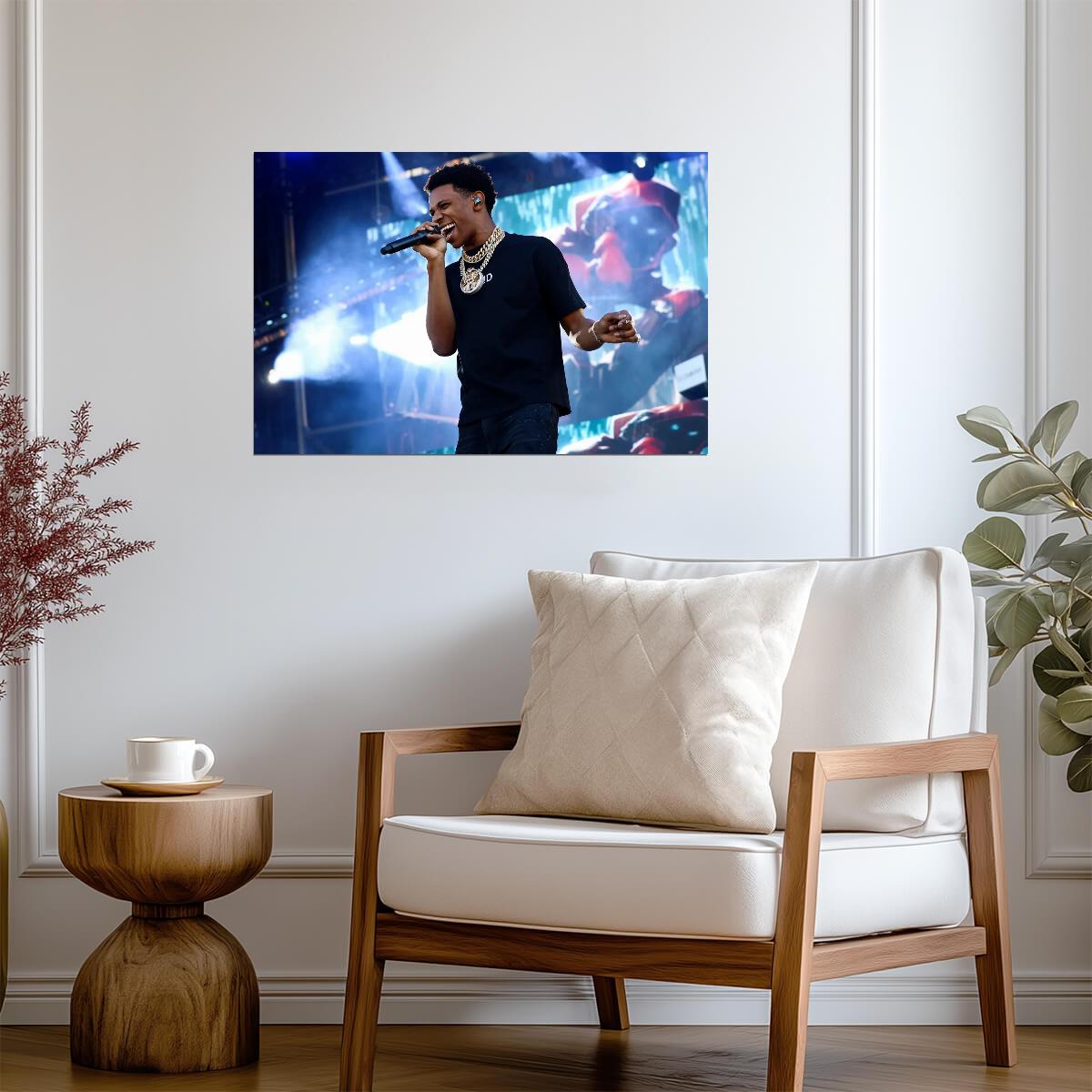A Boogie Wit Da Hoodie Stage | Music Poster | Vibrant Performance Art - Music Poster