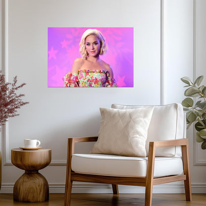 Katy Perry Wall Art | Pop Singer Poster - Music Poster