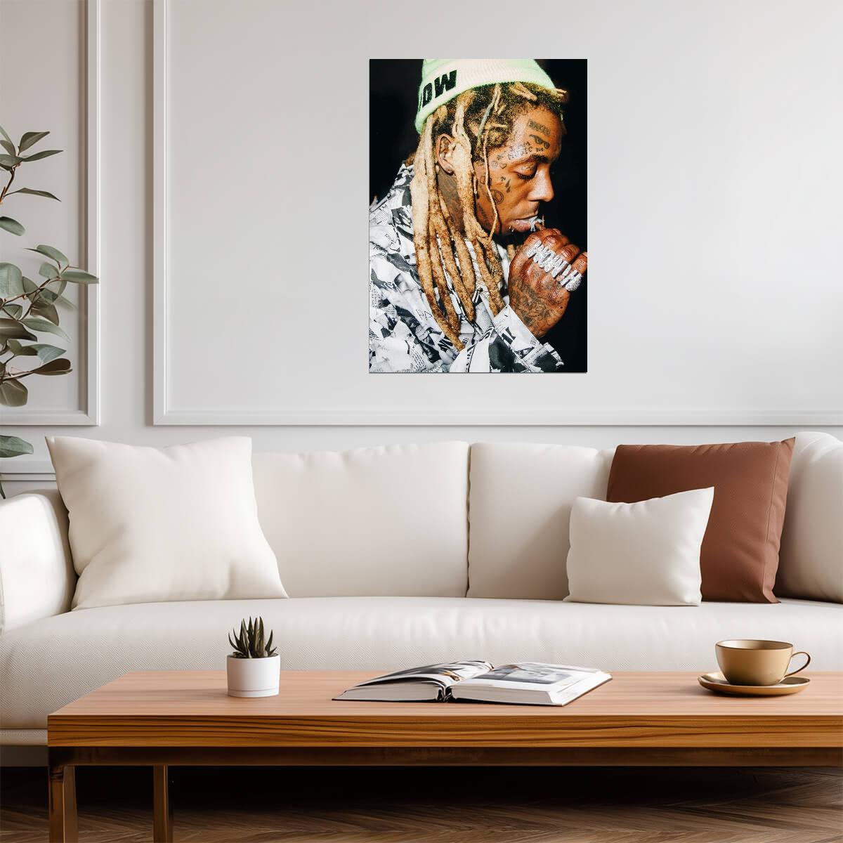Lil Wayne Poster | Hip Hop Art Print - Music Poster