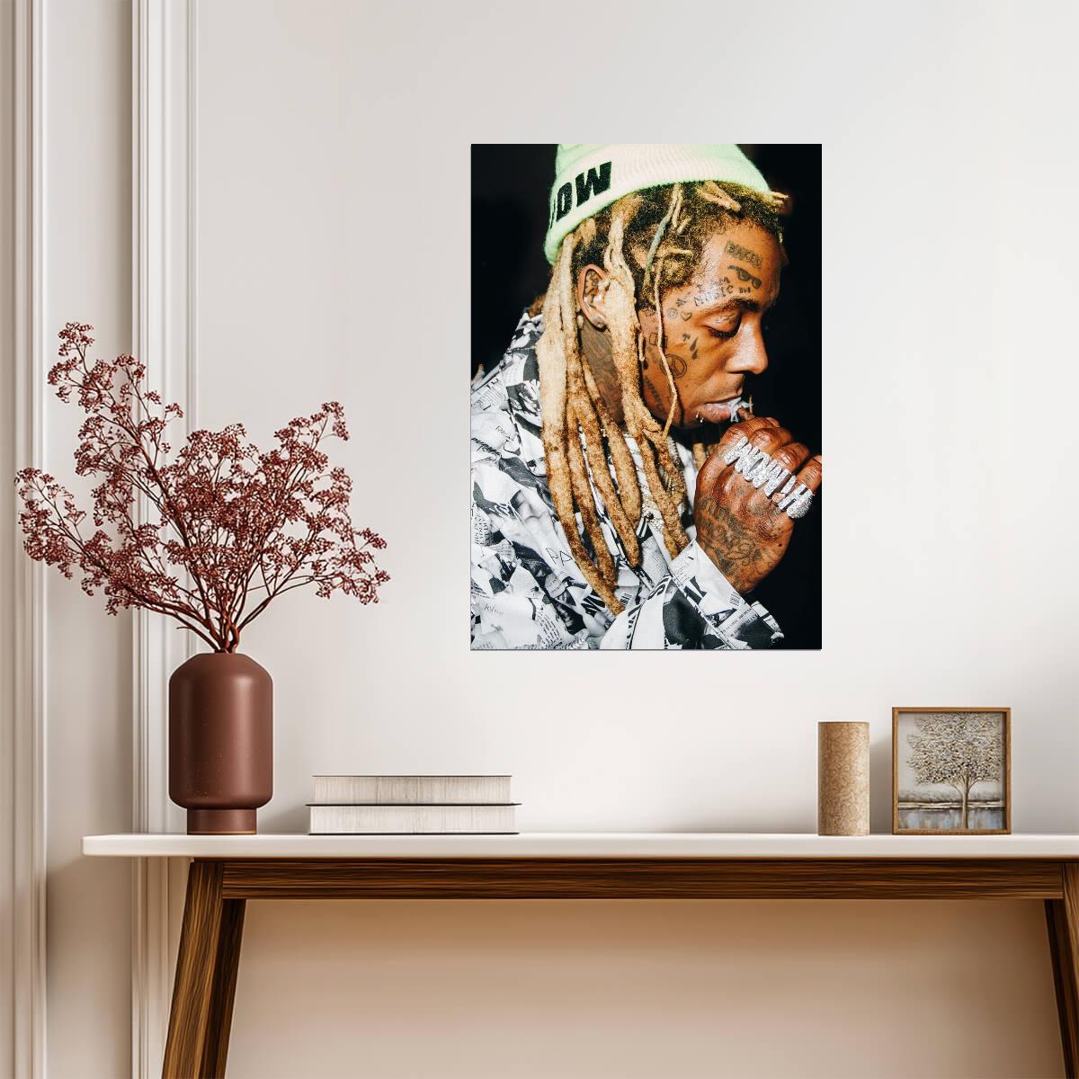 Lil Wayne Poster | Hip Hop Art Print - Music Poster