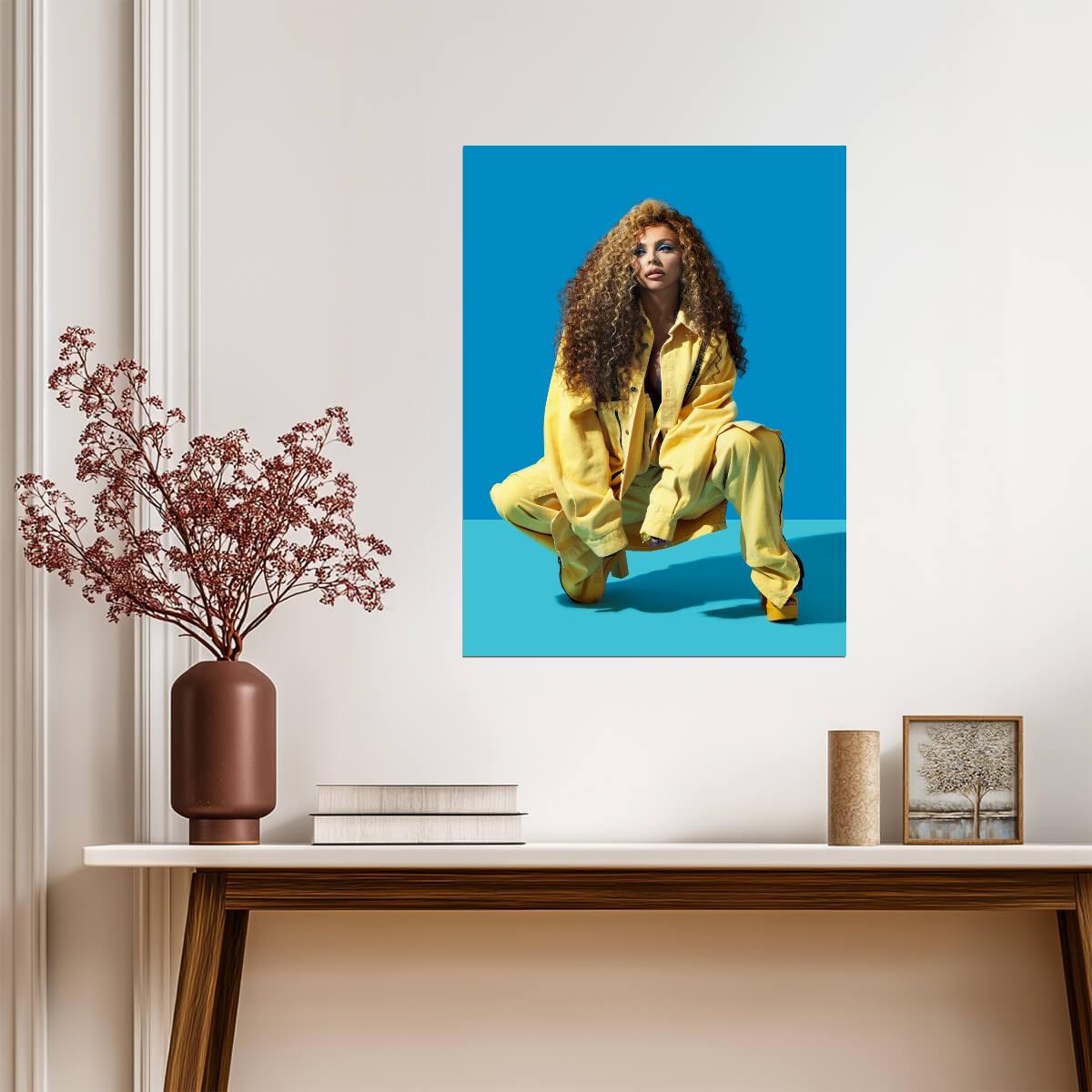 Jesy Nelson | Vibrant Illustration | Wall Poster - Music Poster