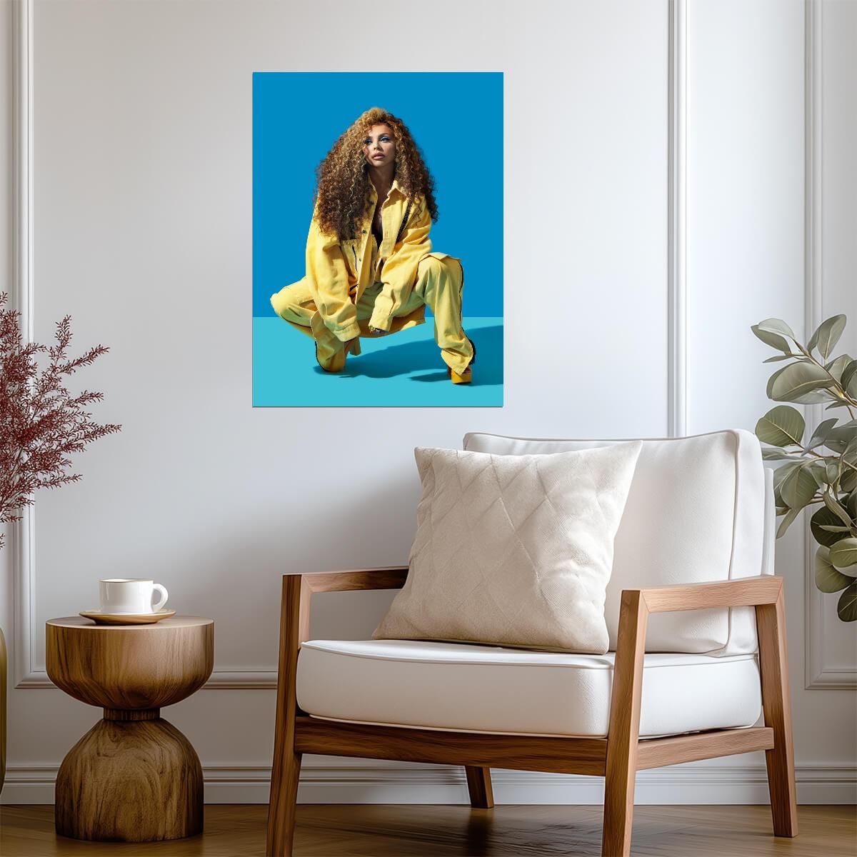 Jesy Nelson | Vibrant Illustration | Wall Poster - Music Poster