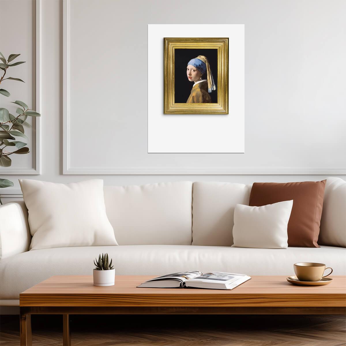 Girl With A Pearl Earring | Classic Painting | Vintage Poster - Graphic & Art Poster