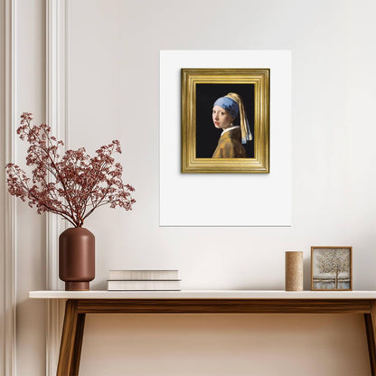 Girl With A Pearl Earring | Classic Painting | Vintage Poster - Graphic & Art Poster
