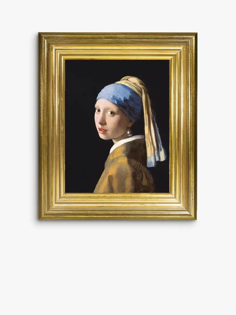 Girl With A Pearl Earring | Classic Painting | Vintage Poster - Graphic & Art Poster