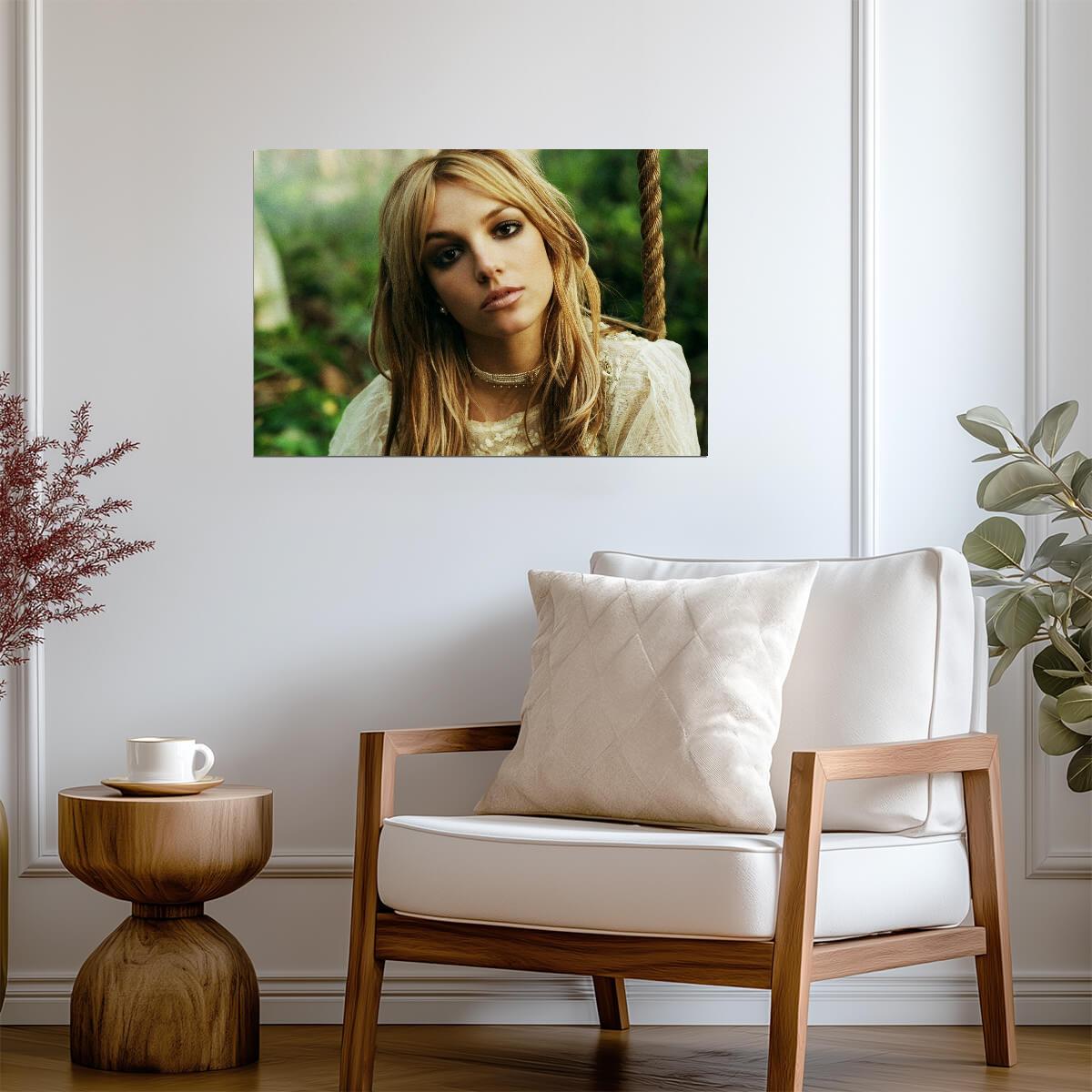 Britney Spears 2000s Portrait | Pop Music Poster | Y2K Nostalgia Wall Art - Music Poster
