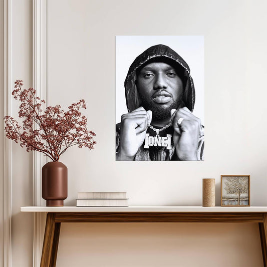 Headie One | Black and White Print | Rapper Poster - Music Poster