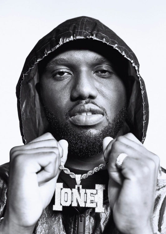 Headie One | Black and White Print | Rapper Poster - Music Poster