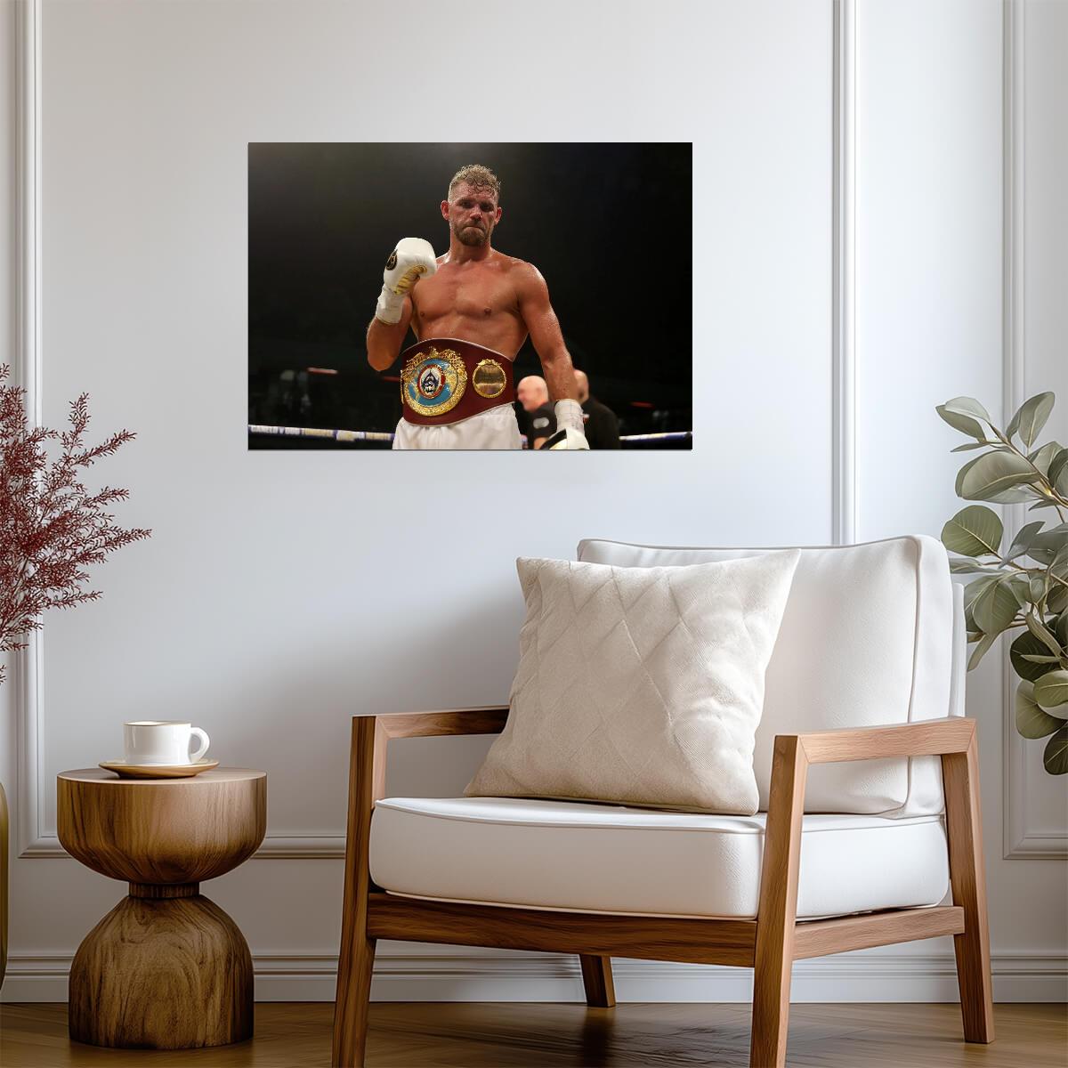 Billy Joe Saunders WBO Champion | Boxing Poster | British Boxing Legend Print - Sports Poster
