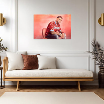 Anuel AA | Urban Latin Art | Singer Poster - Music Poster