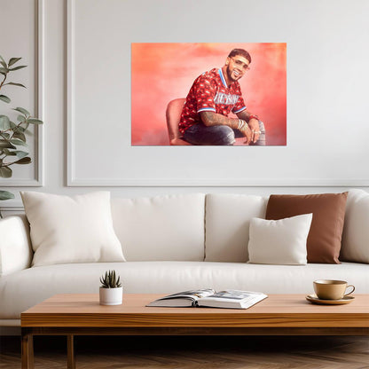 Anuel AA | Urban Latin Art | Singer Poster - Music Poster