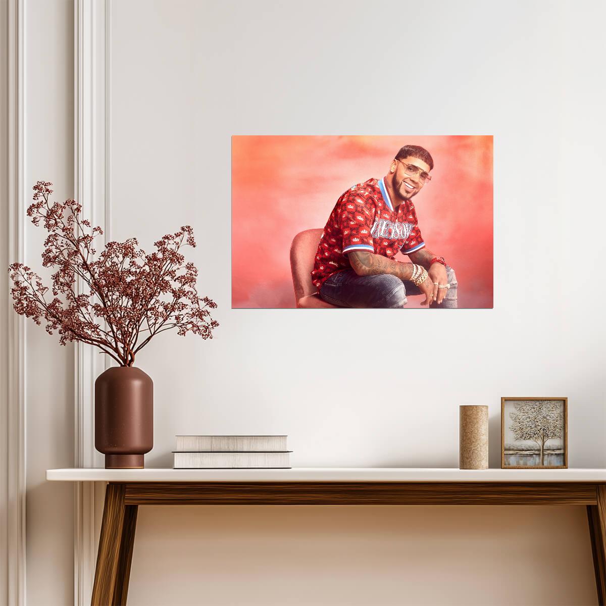Anuel AA | Urban Latin Art | Singer Poster - Music Poster