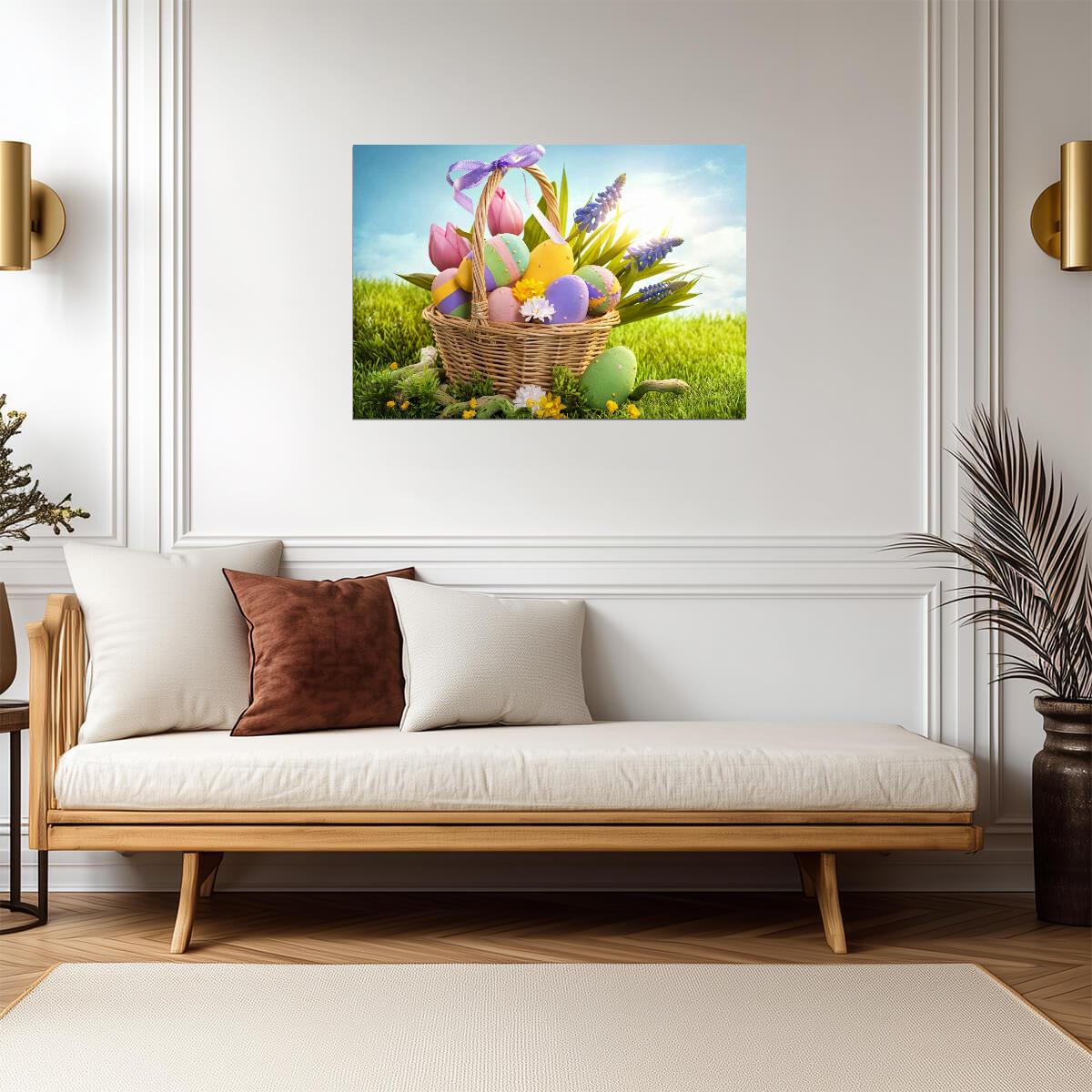 Easter | Colorful Illustration | Seasonal Poster - Graphic & Art Poster