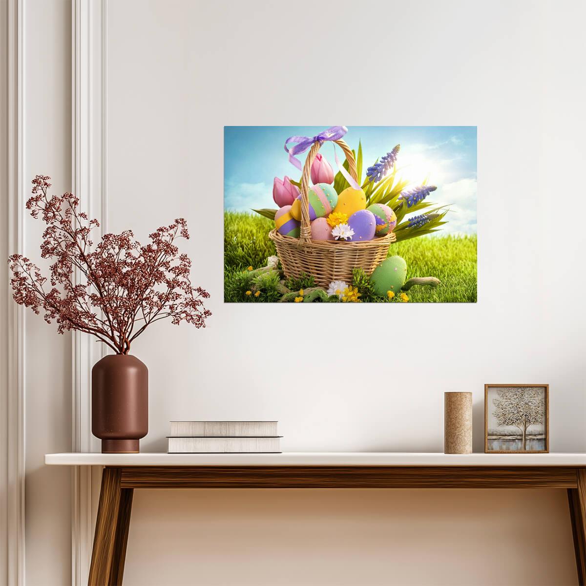 Easter | Colorful Illustration | Seasonal Poster - Graphic & Art Poster
