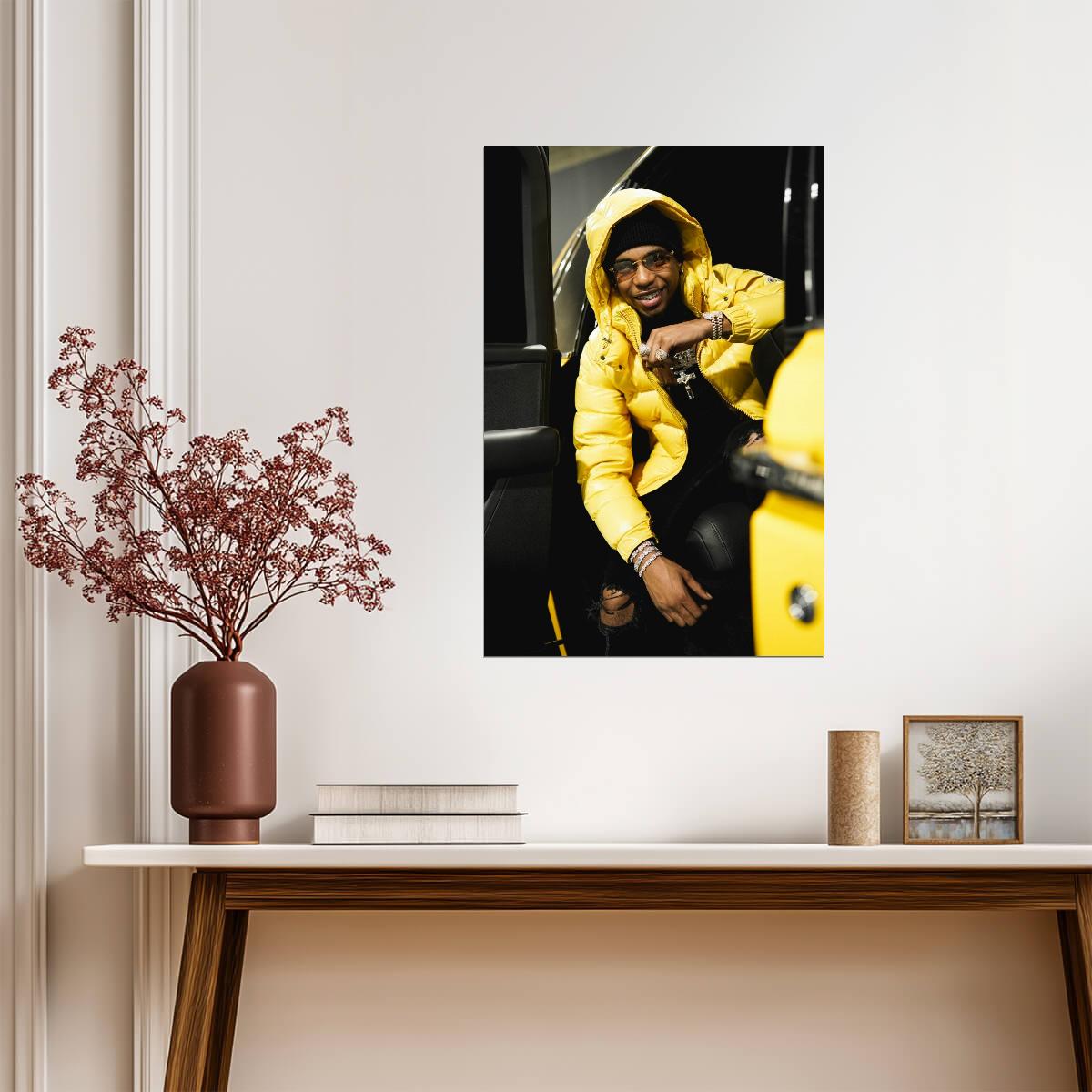 Key Glock Print | Hip Hop Rap Poster - Music Poster