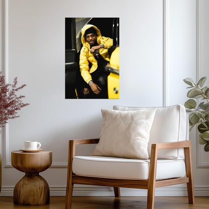 Key Glock Print | Hip Hop Rap Poster - Music Poster