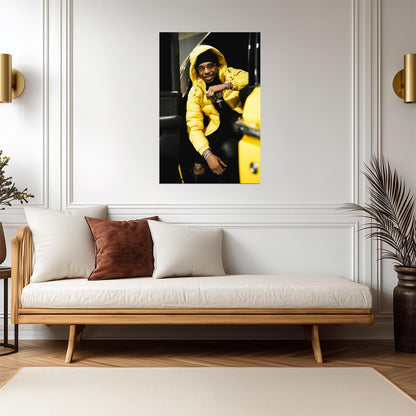 Key Glock Print | Hip Hop Rap Poster - Music Poster