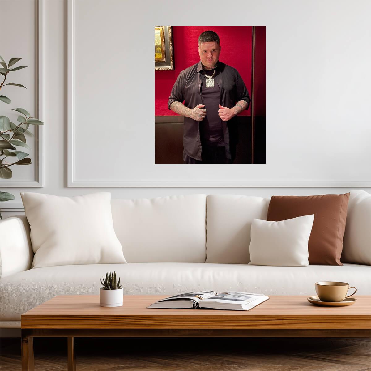 1090 Jake End Of Sentence | Celebrity Poster | Vibrant Wall Art - Celebrities Poster