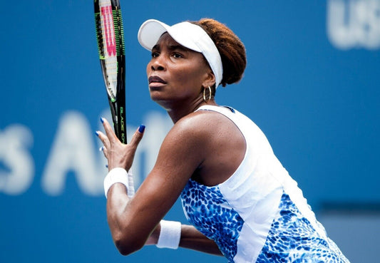 Venus Williams in Action | Tennis Legend Poster | Sports Photography Wall Art - Sports Poster