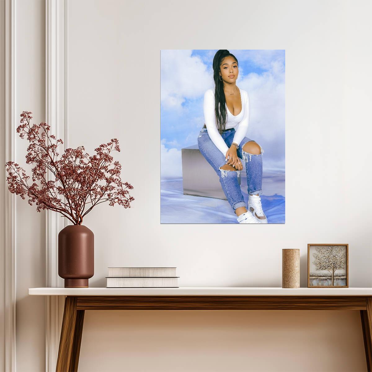 Jordyn Woods Poster | Fashion Model Wall Art - Celebrities Poster
