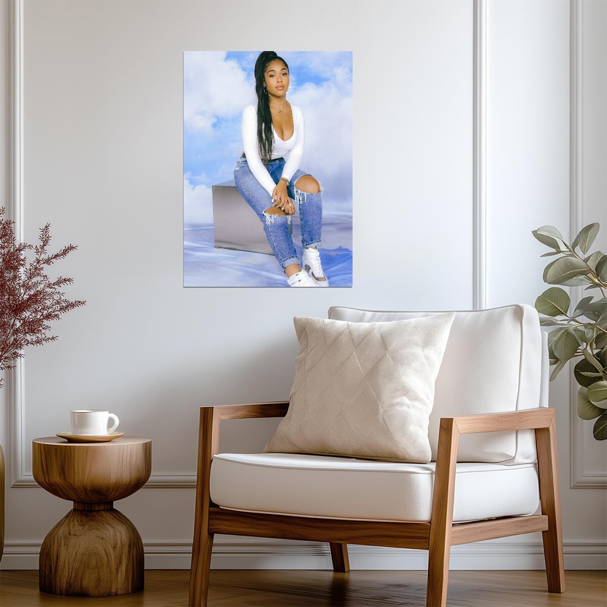 Jordyn Woods Poster | Fashion Model Wall Art - Celebrities Poster