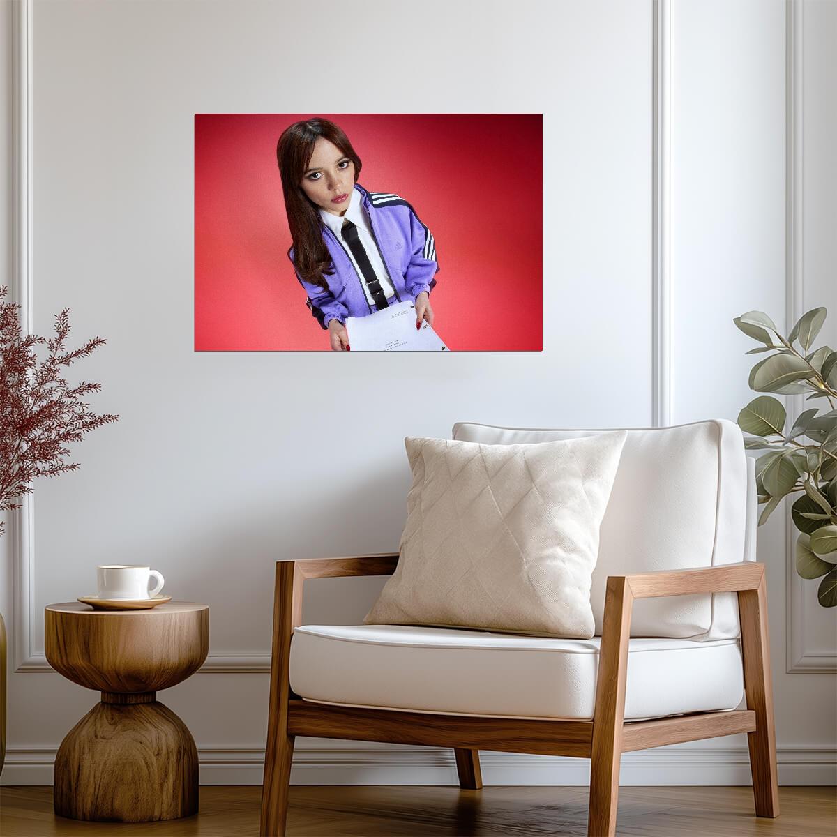Jenna Ortega | Colorful Illustration | Actress Poster - Celebrities Poster