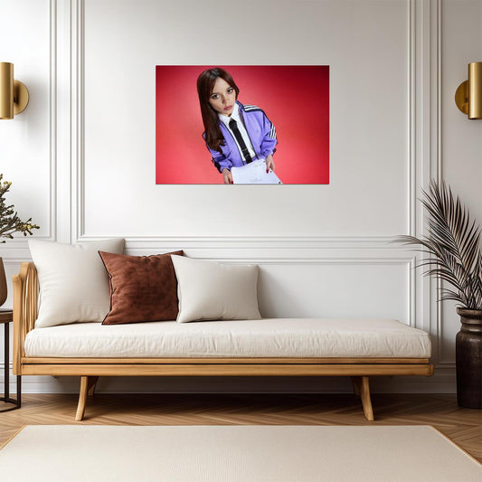 Jenna Ortega | Colorful Illustration | Actress Poster - Celebrities Poster