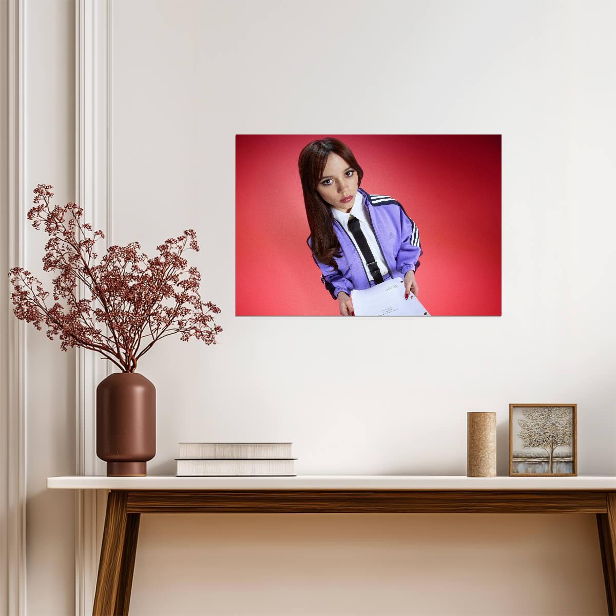Jenna Ortega | Colorful Illustration | Actress Poster - Celebrities Poster