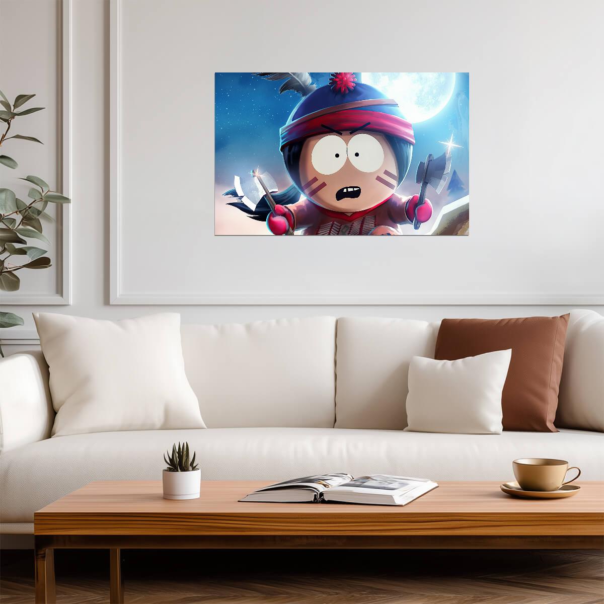 South Park Warrior Stan Marsh | The Stick of Truth Gaming Poster | Fantasy Character Art - Movies & TV Poster