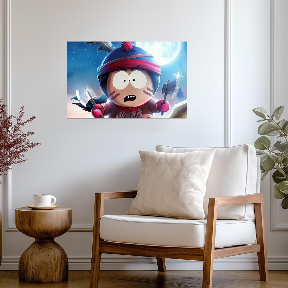 South Park Warrior Stan Marsh | The Stick of Truth Gaming Poster | Fantasy Character Art - Movies & TV Poster