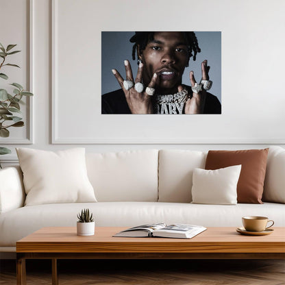 Lil Baby Print | Hip Hop Rap Poster - Music Poster