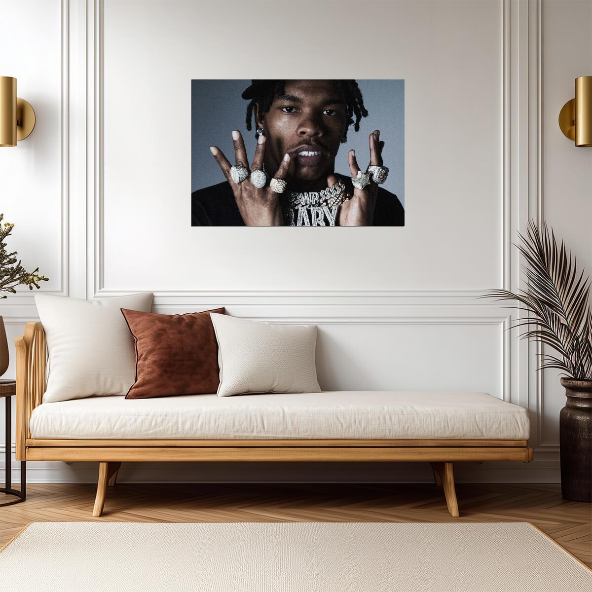 Lil Baby Print | Hip Hop Rap Poster - Music Poster