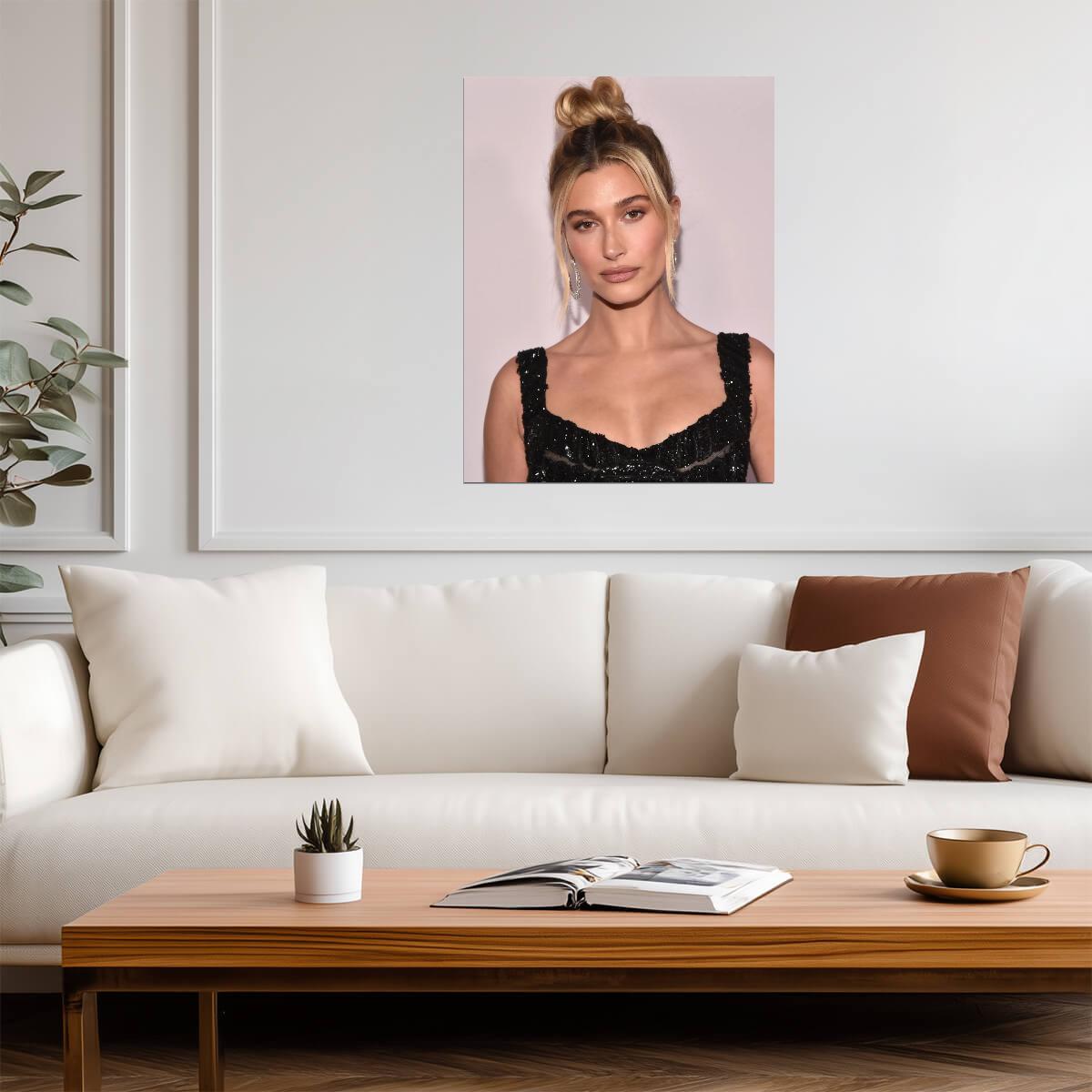 Hailey Bieber | Runway Model | Modern Poster - Celebrities Poster