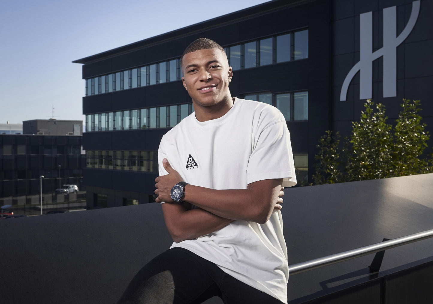 Kylian Mbappe Casual Style Portrait | Soccer Poster | French Superstar Print - Sports Poster