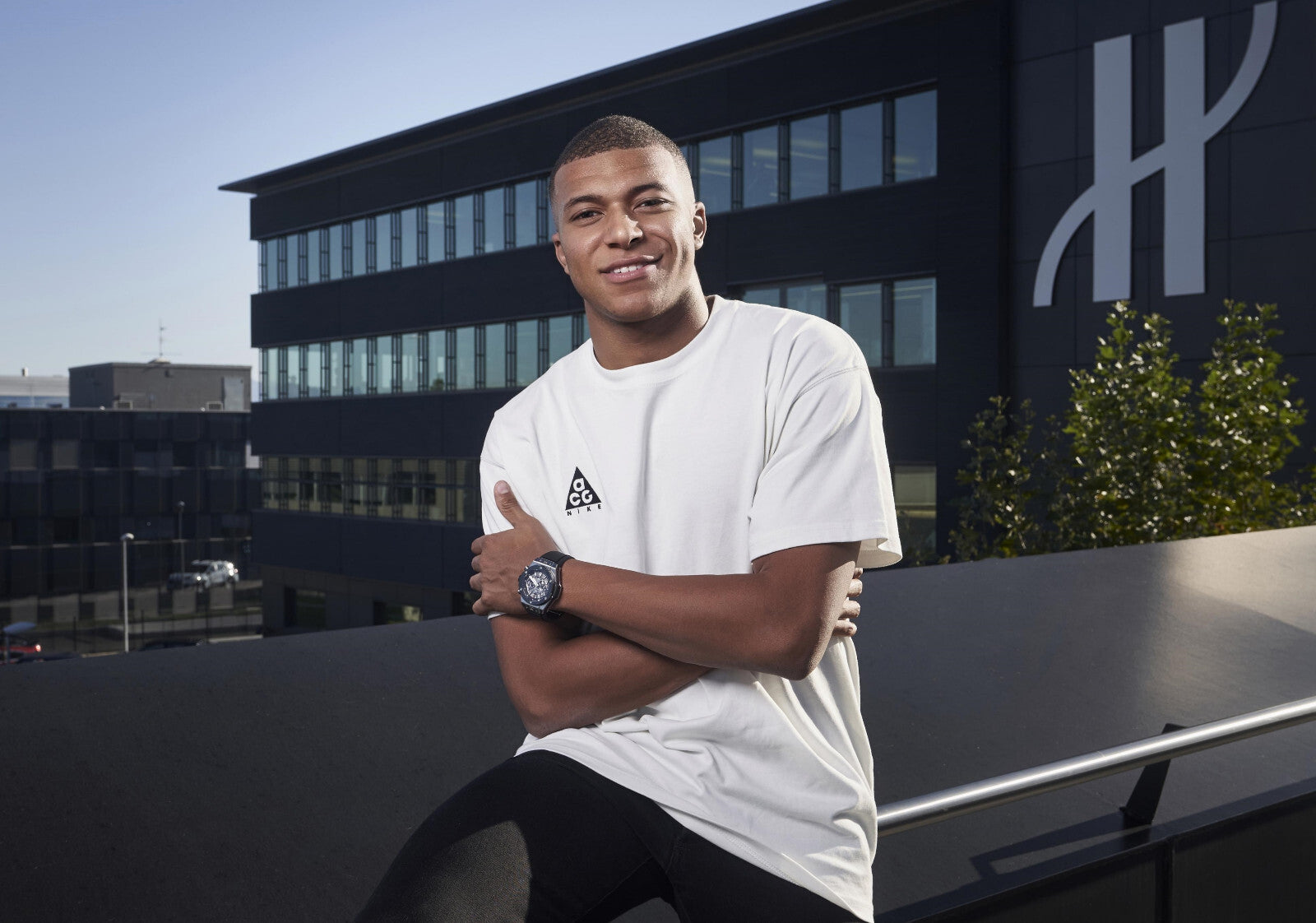 Kylian Mbappe Casual Style Portrait | Soccer Poster | French Superstar Print - Sports Poster