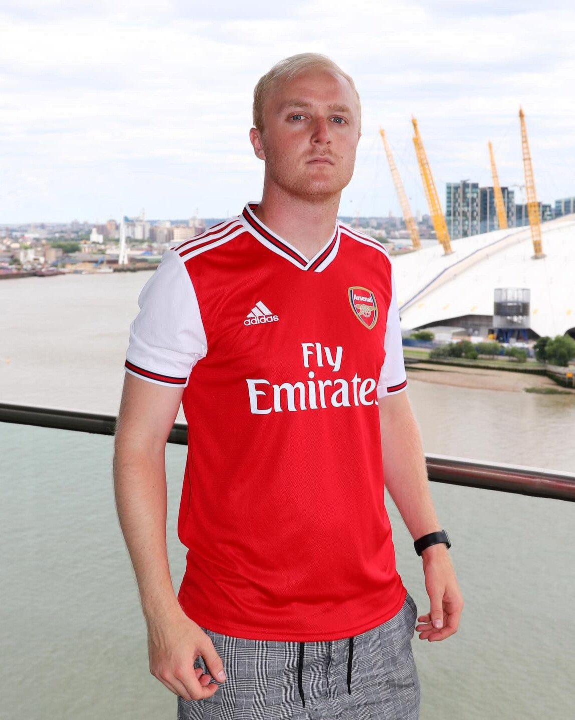 Theo Baker YouTuber | Arsenal FC Fan Poster | Soccer Content Creator Photo - Sports Poster