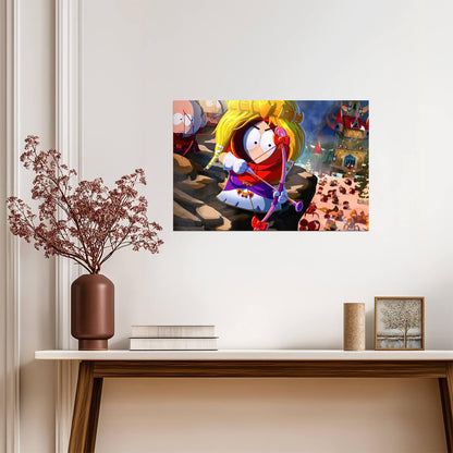 South Park Princess Kenny & Grand Wizard Cartman | The Stick of Truth Art | RPG Game Poster - Movies & TV Poster