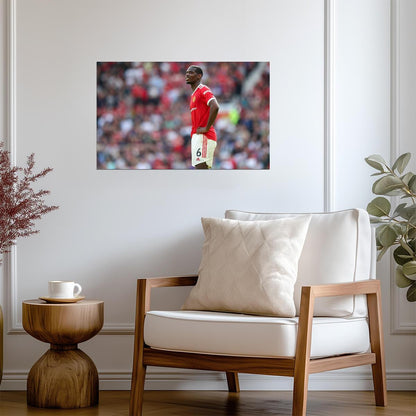 Paul Pogba Manchester United | Soccer Poster | Football Legend Wall Art - Sports Poster