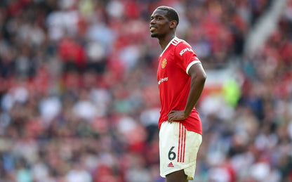 Paul Pogba Manchester United | Soccer Poster | Football Legend Wall Art - Sports Poster