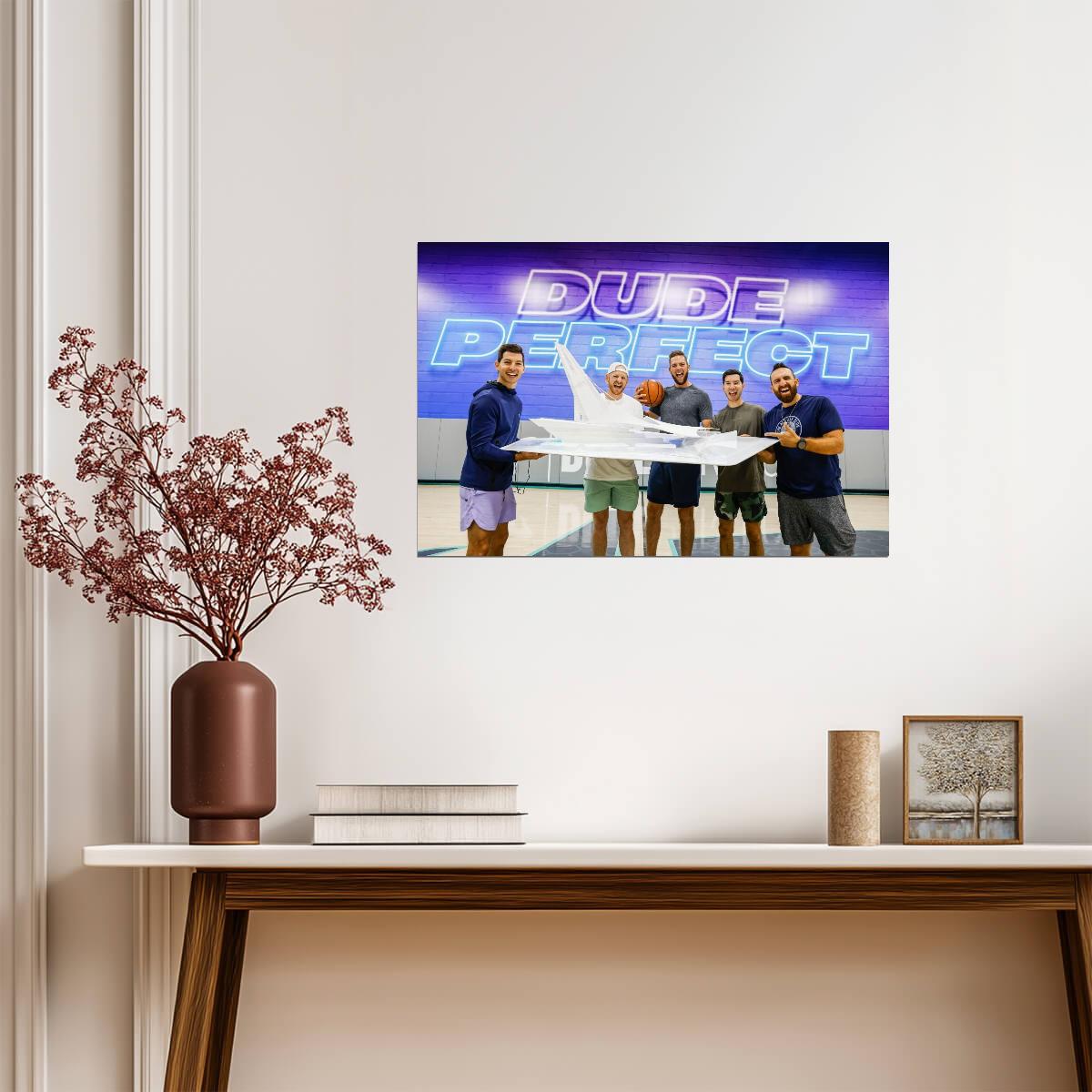 Dude Perfect | Cool Tone Photo | Group Poster - Celebrities Poster