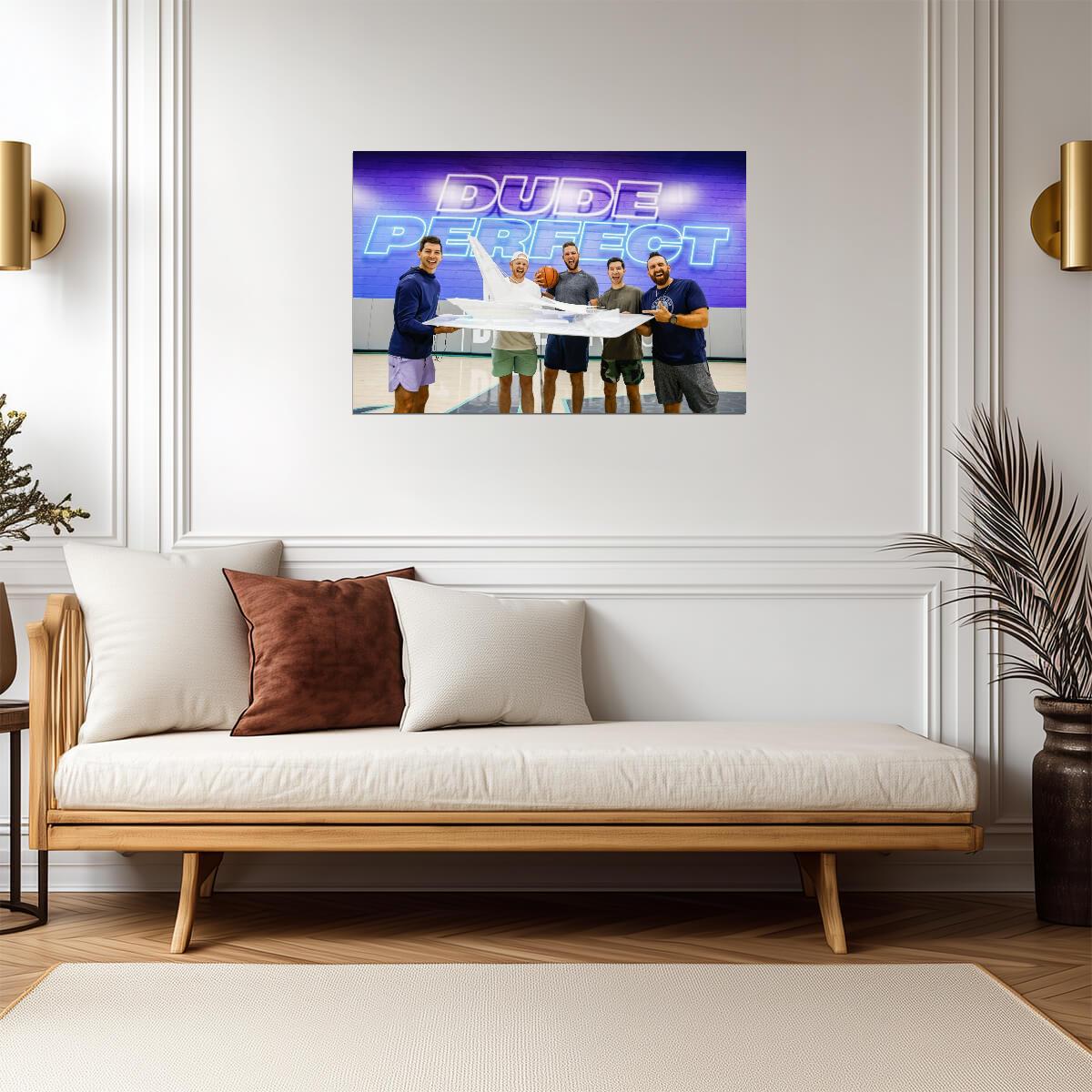 Dude Perfect | Cool Tone Photo | Group Poster - Celebrities Poster