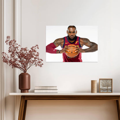 LeBron James Cleveland Cavaliers | Basketball Poster | Sports Legend Wall Art - Sports Poster