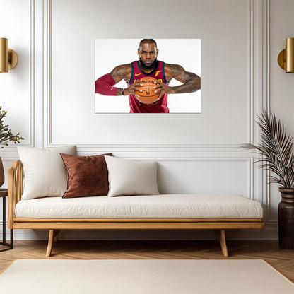 LeBron James Cleveland Cavaliers | Basketball Poster | Sports Legend Wall Art - Sports Poster