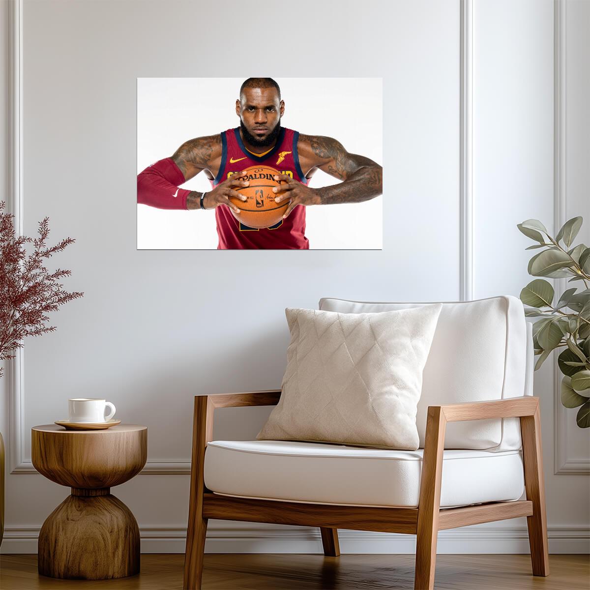 LeBron James Cleveland Cavaliers | Basketball Poster | Sports Legend Wall Art - Sports Poster