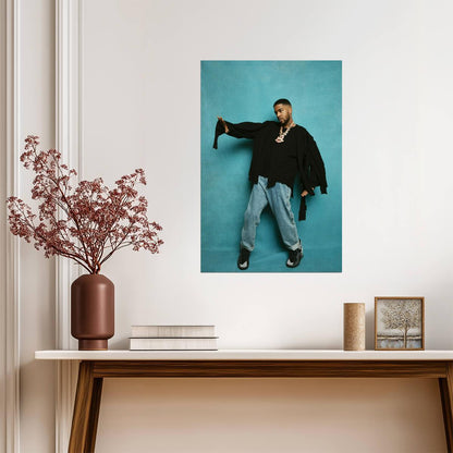 Kid Cudi Poster | Hip Hop Art Print - Music Poster