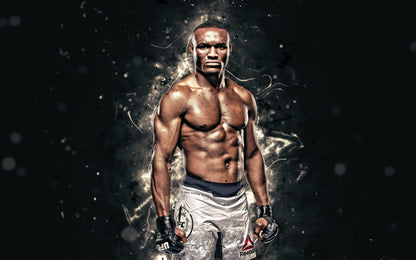 Kamaru Usman The Nigerian Nightmare | UFC MMA Fighter Poster | Combat Sports Legend Art - Sports Poster