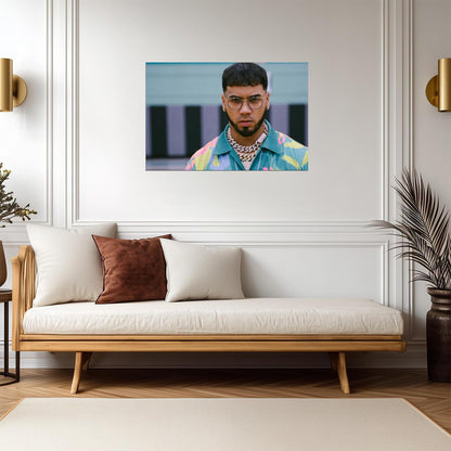 Anuel AA | Trap King Print | Hip Hop Poster - Music Poster
