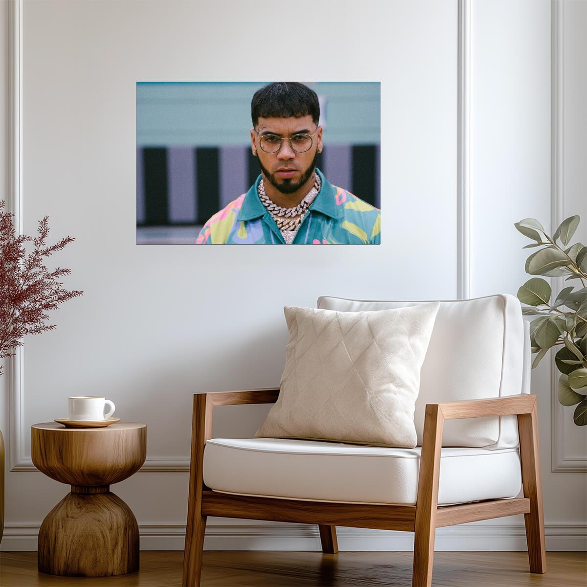 Anuel AA | Trap King Print | Hip Hop Poster - Music Poster