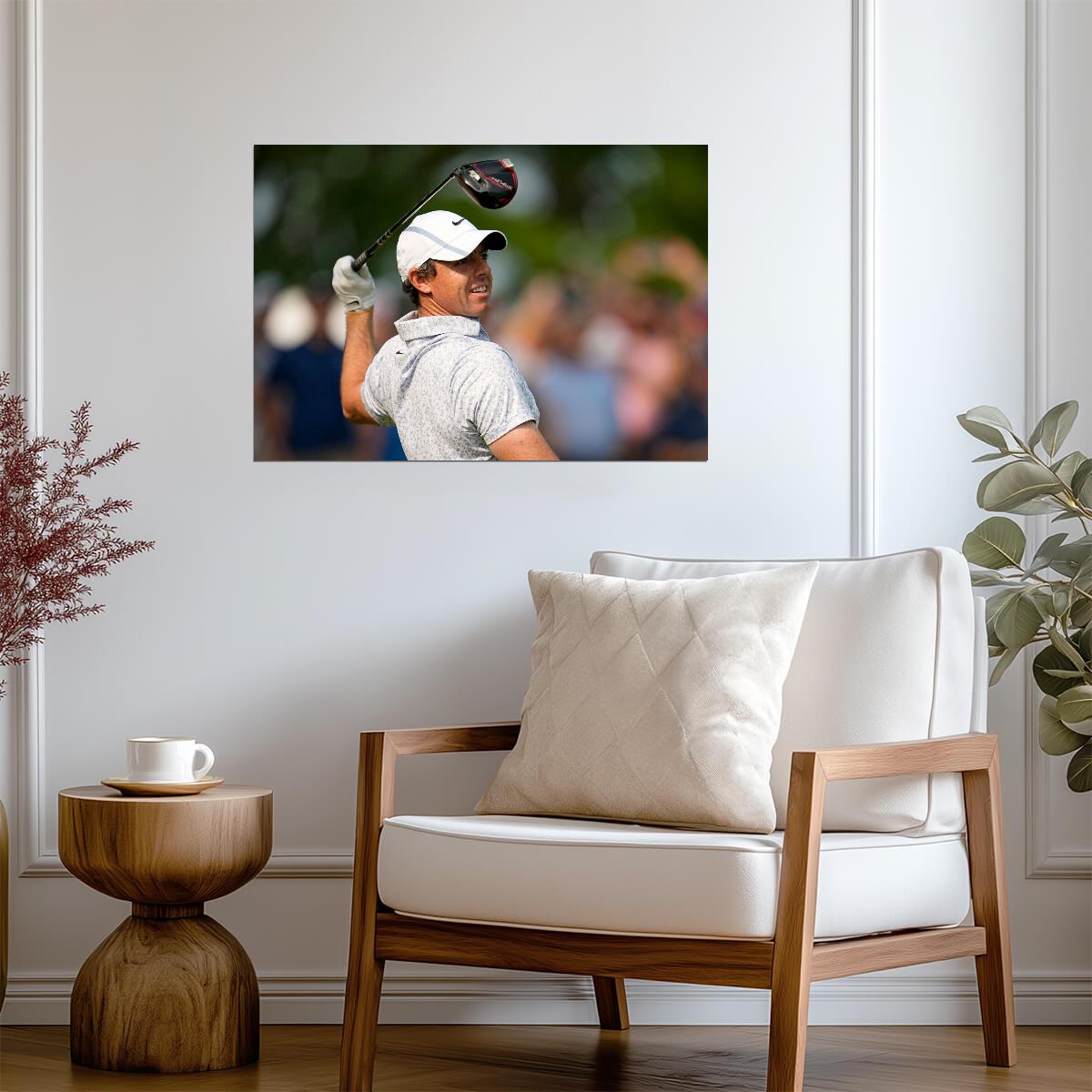 Rory McIlroy Golf Swing Close Up | Golf Poster | Pro Golfer Wall Art - Sports Poster