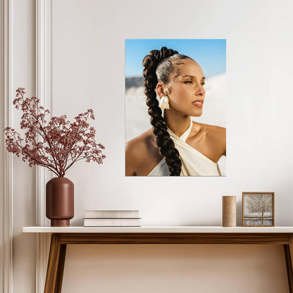 Alicia Keys | Contemporary Music Print | Singer Poster - Music Poster